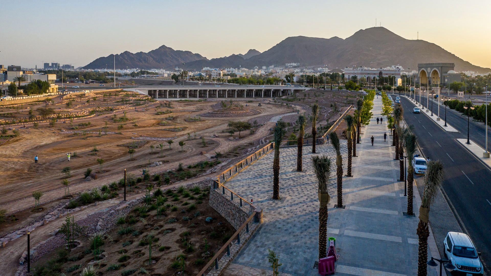 Al-Aqiq Valley and its walking trail in Madinah