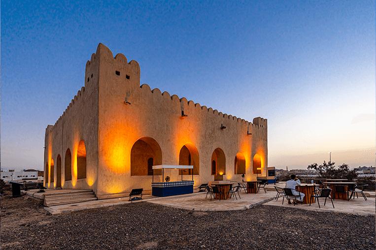 Historic Urwah ibn Al-Zubayr Palace on the banks of Al-Aqiq Valley in Madinah